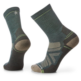 Herrensocken Smartwool Classic Hike Light Cushion Crew grau/braun Dark sage