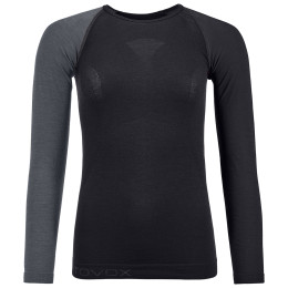 Damen-Funktionsshirt Ortovox 120 Comp Light Long Sleeve W schwarz BlackRaven