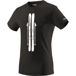 Herren-T-Shirt Dynafit Graphic Co M S/S Tee schwarz/weiß black out/SKIS