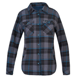 Damenhemd Rafiki Mojarra schwarz pirate plaid