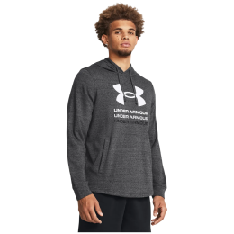 Herren-Sweatshirt Under Armour UA Rival Terry Graphic Hood grau Gray