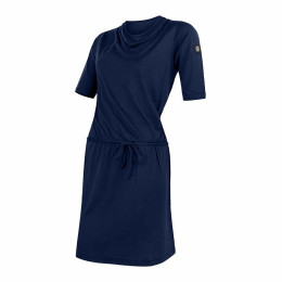Damenkleid Sensor Merino Active Deep Blue blau Deep Blue