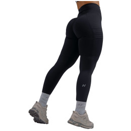 Damen-Leggings Nebbia High-Waist Sculpting Leggings with Pockets Primal schwarz BLACK
