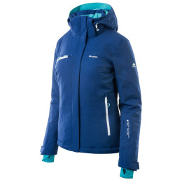 Damenjacke Elbrus Lille wo´s blau NavyMelange/FlowersPrint/ViridianGreen