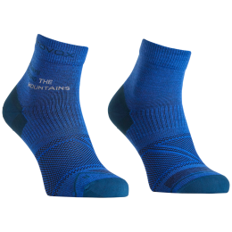 Herren-Merinosocken Ortovox Alpine Light Quarter Socks M hellblau Blue Note