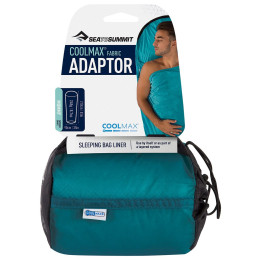 Schlafsackeinlage Sea to Summit Coolmax Adaptor blau Aqua