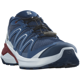 Herren Laufschuhe Salomon Examotion blau Poseidon / Dark Blue / Biking Red