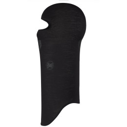 Kapuzenmütze Buff LW Merino Wool Balaclava schwarz SolidBlack