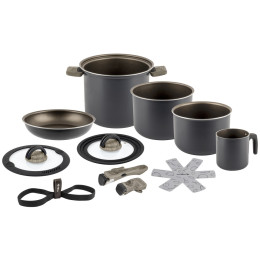 Topfset Brunner Torralta Ø 22 cm grau/schwarz