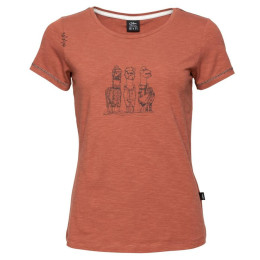 Damen-T-Shirt Chillaz Gandia Alpaca Gang Winter braun brick