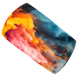 Damenstirnband Drexiss Explosion Pastel blau/orange