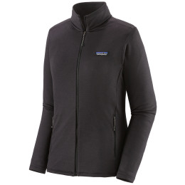 Damen Funktions-Sweatshirt Patagonia R1 Daily Jacket schwarz Ink Black - Black X-Dye