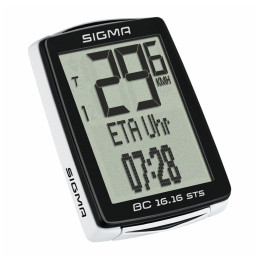Fahrradcomputer Sigma BC 16.16 STS/CAD bezdrátový schwarz