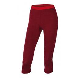 Damen 3/4 Hose Husky Merino 100 rot
