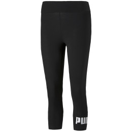 Damen 3/4 Leggings Puma ESS 3/4 Logo Leggings schwarz black