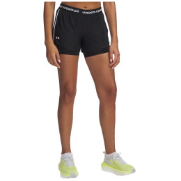 Damenshorts Under Armour Tech Play Up 2in1 Shorts schwarz