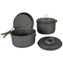 Geschirrset Bo-Camp Explorer - 3Stk dunkelgrau
