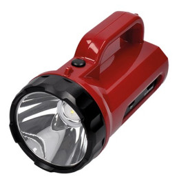 Aufladbare Taschenlampe Solight LED 5W rot red