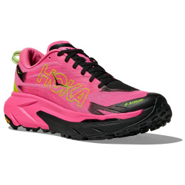 Damen Laufschuhe Hoka W Mafate 5 rosa Neon Rose / Black