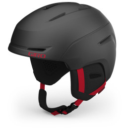 Kinder Skihelm Giro Neo Jr. 2023 grau/rot Graphite/Bright Red