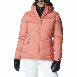 Damen-Winterjacke Columbia Abbott Peak Insulated Jacket rosa Dark Coral Sheen