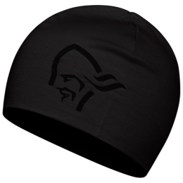 Mütze Norrona 29 pureUll180 Beanie schwarz Caviar Black