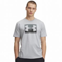 Herren-T-Shirt Under Armour M Boxed Sports Updated Ss grau ModGrayLightHeather/Black