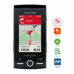 Fahrradcomputer Sigma Rox 12.0 Sport Set (2020) grau