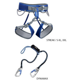 Klettersteigset Rock Empire Empire Dynamax Streak Set blau