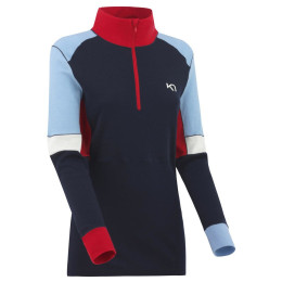 Damen-Funktionsshirt Kari Traa Yndling H/Z blau/rot naval