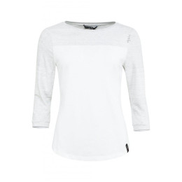Damen-T-Shirt Chillaz Chamonix Ornament weiß/grau White/Light Grey Melange
