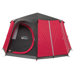 Zelt Coleman Festival Octagon 8 schwarz/rot Red/Black