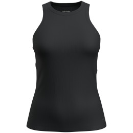 Damenunterhemd Icebreaker W Mer Rib Lotus Tank schwarz Black