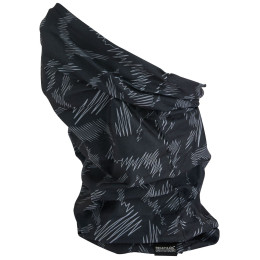 Kinder-Multifunktionstuch Regatta Kids Printed Multitube II schwarz/grau Blk/MnGrySk
