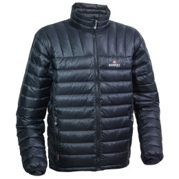 Herren-Daunenjacke Warmpeace Drago schwarz Black