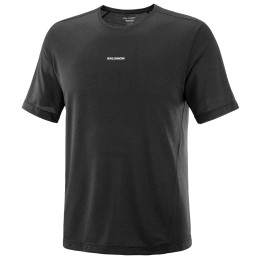 Herren-T-Shirt Salomon Shakeout Core SS TEE M schwarz Deep Black