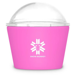 Thermobehälter fürs Essen Snow Monkey Freezie rosa/weiß pink