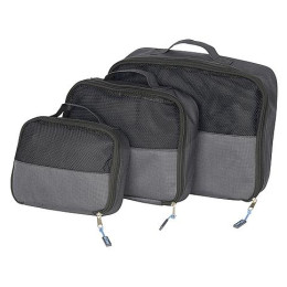 Reise-Organizer Bo-Camp Travel Pack Cubes 3 schwarz