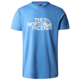 Herren-T-Shirt The North Face S/S Woodcut Dome Tee blau SUPER SONIC BLUE