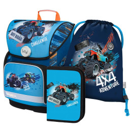 Rucksack-Set Baagl Ergo SET 3 Truck blau