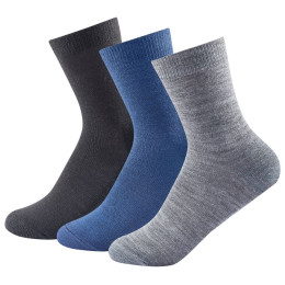 Socken Devold Daily Light Sock 3PK schwarz/blau IndigoMix