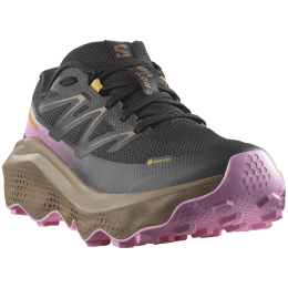 Damen Laufschuhe Salomon Ultra Flow 2 Gore-Tex schwarz Black / Iron / Cyclamen