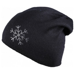 Damenmütze Sherpa Daisy schwarz black