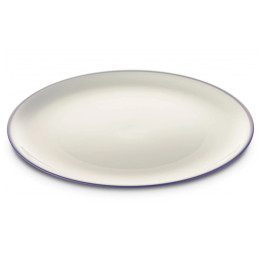 Teller Omada SANALIVING Dinner Plate 24xh2cm weiß/lila ViolaCon