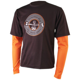 Herren Trikot Axon Monster dlouhý rukáv schwarz/orange