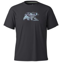 T-Shirt Smartwool Bear View Short Sleeve Graphic Tee schwarz BLACK