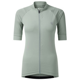 Damen-Radtrikot Dare 2b Lightning Short Sleeve Jersey hellgrün GlacierGreen