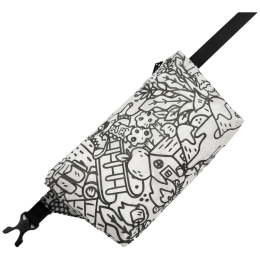 Hüfttasche High Tail Designs Fanny Pack The Vague Outdoors weiß/schwarz The Vague Outdoors