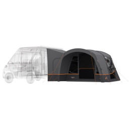 Vorzelt Vango Cove III Air Mid schwarz/grau Cloud Grey