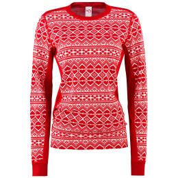 Damen-T-Shirt Kari Traa Hjerte Ls rot/weiß Heart